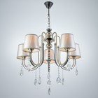 Люстра NH5270/5 AB+BK бронза/черный 5x40Вт E27 64х61х85см 9669856