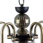 Люстра NH5270/5 AB+BK бронза/черный 5x40Вт E27 64х61х85см 9669856