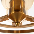 Люстра 2832/4 FGD+BR золото/коричневый 4х40Вт E27 53х53х60см - фото 48133144