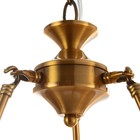 Люстра 2832/4 FGD+BR золото/коричневый 4х40Вт E27 53х53х60см - фото 48133145