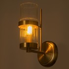 Бра 2834/1W AB бронза 1х40Вт E14 16х12х27см - фото 22284299