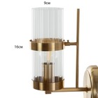 Бра 2834/1W AB бронза 1х40Вт E14 16х12х27см - фото 22284301