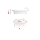 Пробка для ванны Masterprof ИС.110627, d=45 мм, ПВХ, белая - Фото 4