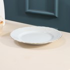 Набор тарелок Rococo, 6 шт: d=19 см, цвет белый, фарфор - фото 4381284