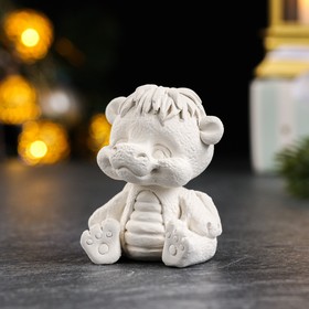 Фигура для раскраски "Дракон Балаур" 6х5,5х6,5см