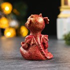 Фигура "Дракон Гох" бордовая с золотом, 8х5,5х5см - Фото 3