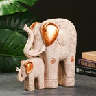 Фигура "Слоны" слоновая кость, 35х30х15см - Фото 2