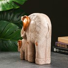 Фигура "Слоны" слоновая кость, 35х30х15см - Фото 3