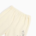 Ползунки детские, цвет светло-бежевый, рост 68см 9744718