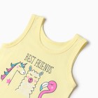 Комплект (майка/трусы) для девочки А.13-39-1. цвет желтый, рост 110см 9756318