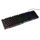 Клавиатура Saibot KX-1, игровая, проводная, мембранная, 116 клавиш, USB, подсветка, черная - фото 51311823 Клавиатура Saibot KX-1, игровая, проводная, мембранная, 116 клавиш, USB, подсветка, черная - фото 51311823