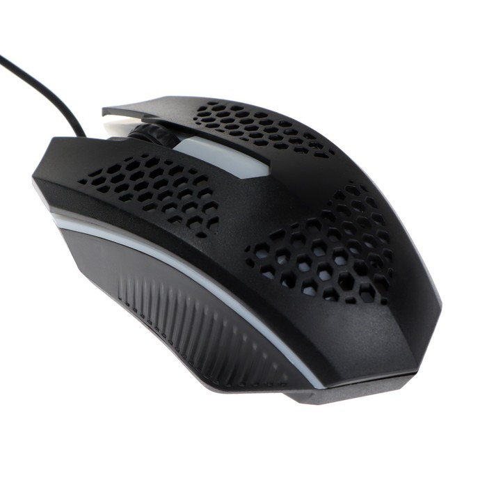 Мышь Saibot MX-1H игровая проводная 1200 dpi USB подсветка чёрная 19900₽