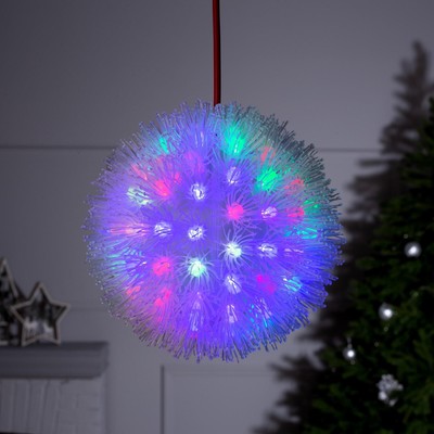 УЦЕНКА Светодиодная фигура «Ёжик» 18 см, пластик, 220 В, свечение мульти (RG/RB)