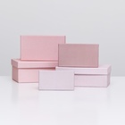 Набор подарочных коробок 10 в 1 «Пудра», 30.5×20×13 - 12×6.5×4 см - Фото 5