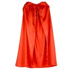 Карнавальный плащ детский, атлас, терракотовый, длина 85 см - фото 25681773