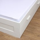 Наматрасник непромокаемый 140х200х20 см, мулетон, 80% хлопок, 20% полиэстер 9717425