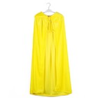 Карнавальный плащ детский, плюш, длина 95 см, желтый - Фото 2