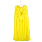 Карнавальный плащ детский, плюш, длина 95 см, желтый - Фото 4