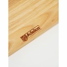 Набор для специй Adelica, 2 банки с крышкой на деревянной подставке, пропитано маслом, 20×10×1,8 см, берёза - фото 4381299