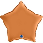 Шар фольгированный 18" «Карамельный сатин», звезда - фото 281338534