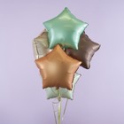 Шар фольгированный 18" «Карамельный сатин», звезда - фото 22285606