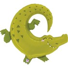 Шар фольгированный 34" «Крокодил», фигура - фото 281338560