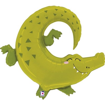 Шар фольгированный 34" «Крокодил», фигура