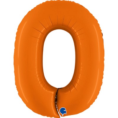 Воздушный шар фольгированный 40" «Цифра 0», матовый