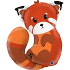 Шар фольгированный 34" «Красная панда», фигура - фото 319531854