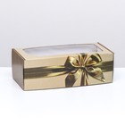 Коробка самосборная, с окном, "Драгоценный подарок" 16 х 35 х 12 см - фото 319531955