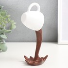 Фигурка полистоун «Белая чашка кофе с молоком - брызги», 15×5.5×8 см - фото 27190608