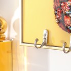 Ключница пластик, МДФ 3 крючка "Модный ананас" стразы, золото 19,3х1,8х29 см - Фото 3