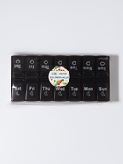 Таблетница - органайзер «Неделька», со съёмными ячейками, английские буквы, утро/вечер, 7 контейнеров по 2 ячейки, чёрная - Фото 7