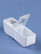 Таблетница - органайзер «Неделька», со съёмными ячейками, утро/вечер, 18.8×9×3 см, 7 контейнеров по 2 ячейки, белая - Фото 5