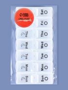 Таблетница - органайзер «Неделька», со съёмными ячейками, утро/вечер, 18.8×9×3 см, 7 контейнеров по 2 ячейки, белая - Фото 7