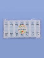 Таблетница - органайзер «Неделька», со съёмными ячейками, утро/вечер, 18.8×9×3 см, 7 контейнеров по 2 ячейки, белая - Фото 8