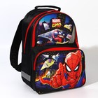 Рюкзак школьный с эргономической спинкой, 37х26х15 см, Человек-паук - фото 10564109