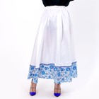 Карнавальная юбка на резинке «Народные гуляния: Гжель», обхват бедер 92–108 - фото 10564157
