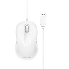 Мышь Borofone BG4, проводная, оптическая, 1000 dpi, 1.5 м, USB, белая - фото 51311965