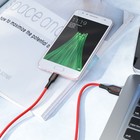 Кабель Borofone BX63, microUSB - USB, 2.4 А, 1 м, TPE оплётка, красный - Фото 5