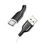 Кабель Borofone BX63, Type-C - USB, 3 А, 1 м, TPE оплётка, белый - фото 51463800