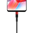 Кабель Borofone BX21, microUSB - USB, 2.4 А, 1 м, тканевая оплётка, красный - фото 51463863 Кабель Borofone BX21, microUSB - USB, 2.4 А, 1 м, тканевая оплётка, красный - фото 51463863