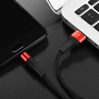Кабель Borofone BX21, microUSB - USB, 2.4 А, 1 м, тканевая оплётка, красный - фото 51463865 Кабель Borofone BX21, microUSB - USB, 2.4 А, 1 м, тканевая оплётка, красный - фото 51463865
