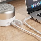 Кабель аудио AUX Borofone BL6, Jack 3.5 мм(m)-Jack 3.5 мм(m), TPE оплётка, 1 м, белый - Фото 4