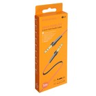 Кабель аудио AUX Borofone BL6, Jack 3.5 мм(m)-Jack 3.5 мм(m), TPE оплётка, 1 м, красный - Фото 5