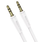 Кабель аудио AUX Borofone BL6, Jack 3.5 мм(m)-Jack 3.5 мм(m), TPE оплётка, 2 м, белый - фото 51463915 Кабель аудио AUX Borofone BL6, Jack 3.5 мм(m)-Jack 3.5 мм(m), TPE оплётка, 2 м, белый - фото 51463915