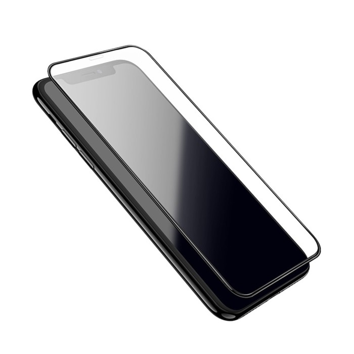 Защитное стекло Borofone, для iPhone 13 mini, анти отпечатки, 0.33 мм, 9 H, черная рамка
