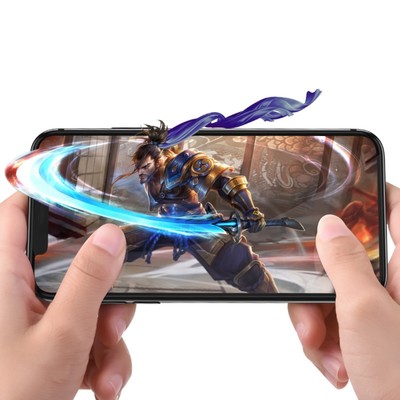 Защитное стекло Borofone, для iPhone 13 mini, анти отпечатки, 0.33 мм, 9 H, чёрное