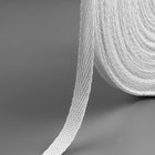 Лента киперная, 10 мм, 50 ± 1 м, цвет отбеленный белый - Фото 2