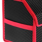 Органайзер кофр в багажник автомобиля, саквояж, EVA-материал, 50 см, красный кант - Фото 10